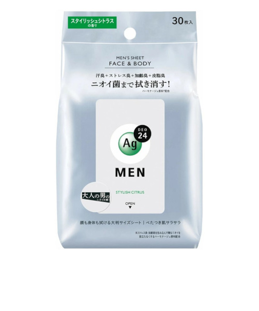 エージーデオ24　メンズシート　フェイス＆ボディ　スタイリッシュシトラス