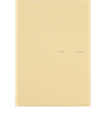 【2026年1月始まり】　高橋書店　torinco5　B7　マンスリーブロック　586　アイボリーイエロー　日曜始まり
