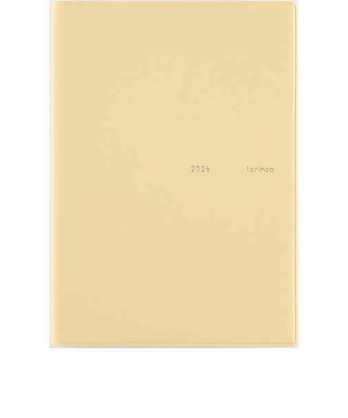 【2026年1月始まり】　高橋書店　torinco5　B7　マンスリーブロック　586　アイボリーイエロー　日曜始まり