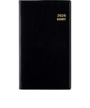 【2026年1月始まり】 高橋書店 ニューダイアリーミニ1 手帳判 ウィークリーレフト 133 黒 月曜始まり