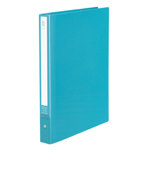 コクヨ（KOKUYO）　NEOS　クリヤーブック　替紙式　ワイド　A4縦　ラ－NE730B　30穴　20枚　ターコイズブルー