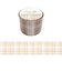 マインドウェイブ　クリアテープ　箔押し　30mm幅　95165　beige　check