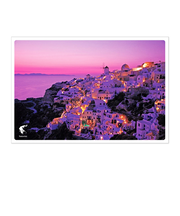 絶景ポストカード　ZPC－009　サントリーニ島　ギリシャ