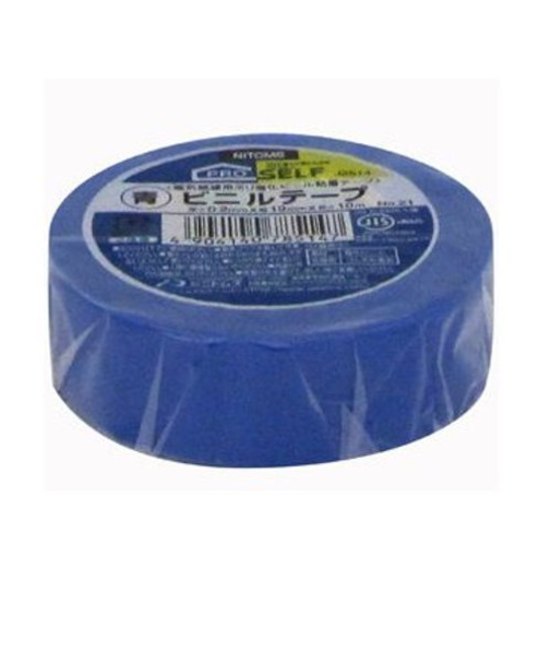 日東　ビニールテープ　19mm　青