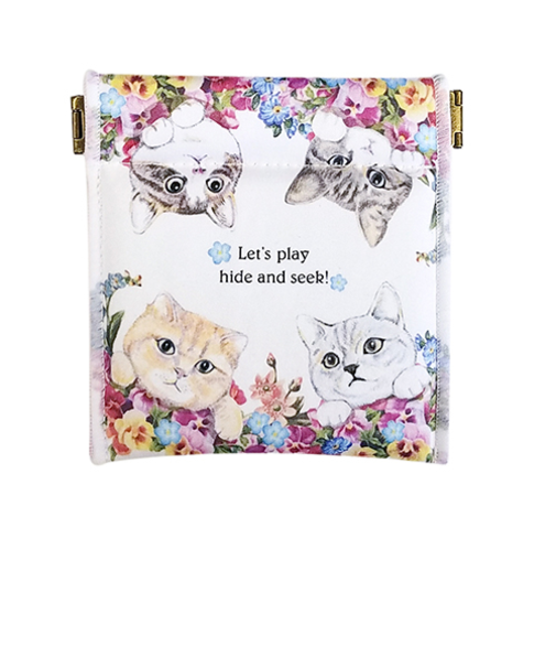 スリーカラット（3carat）　キャンディポーチ　CANDY－026　ひょっこりネコ・ズーム