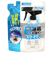 ウエ・ルコ　6タイプの酵素が効く！エリ・そで洗剤　詰替え用　350mL