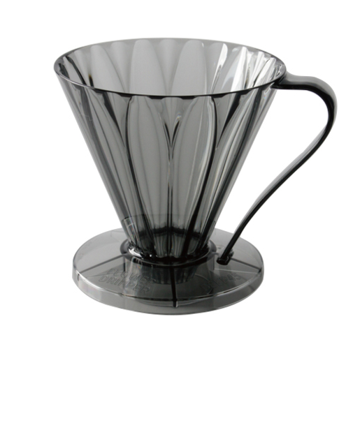 カフェック（CAFEC）　フラワードリッパー　DEEP45　クリアブラック　3～7杯用