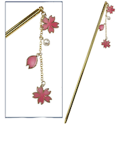 アクセソワール（Accessoire）　Sakura彩　かんざし　KN35ーGD　ゴールド