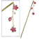 アクセソワール（Accessoire）　Sakura彩　かんざし　KN35ーGD　ゴールド