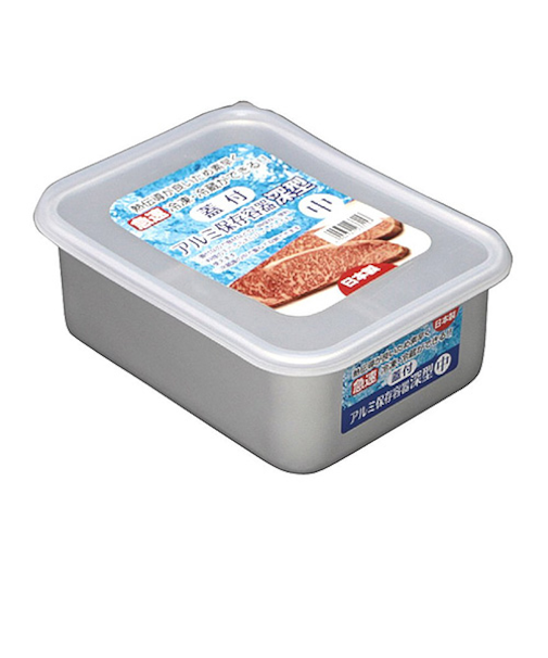谷口金属工業　蓋つきアルミ保存容器　深型　中