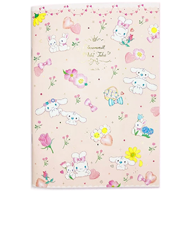 クローズ・ピン　サンリオキャラクターズ×たけいみき　A5ノート　NB-15644　パステルブーケ