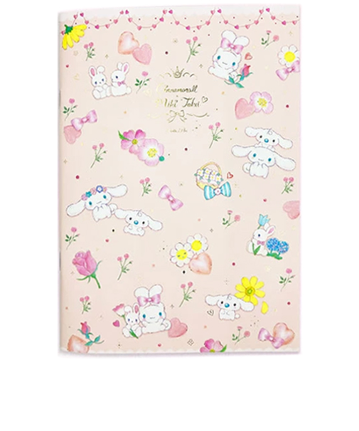 クローズ・ピン　サンリオキャラクターズ×たけいみき　A5ノート　NB-15644　パステルブーケ