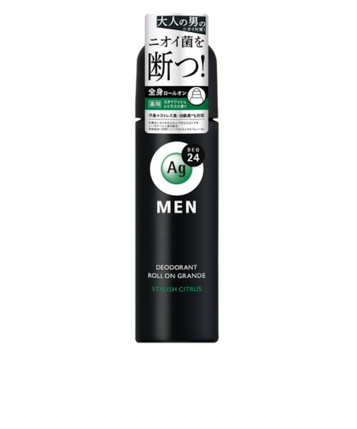 エージーデオ24　メンズ　デオドラントロールオン　グランデ　スタイリッシュシトラス　120ml
