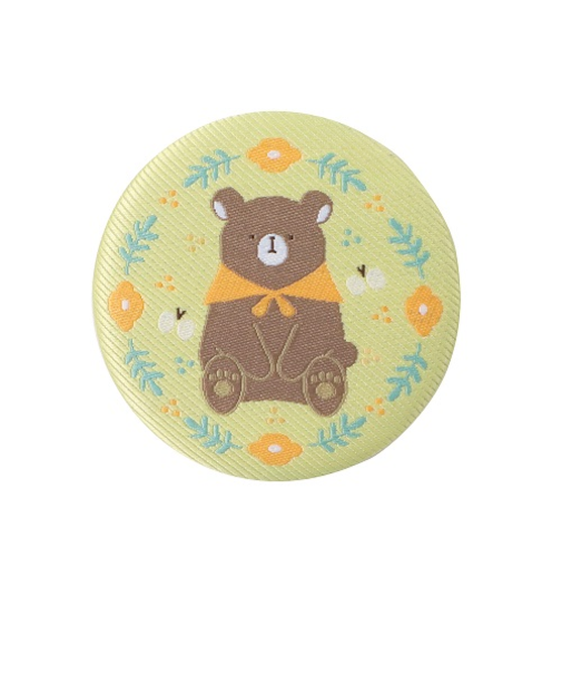 クツワ　ブロップ　DE014E　花とくま