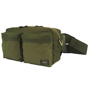 吉田カバン　ポーター（PORTER）　フォース（FORCE）　2WAYウエストバッグ　855－07418　オリーブドラブ