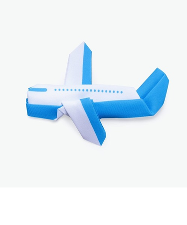 ヒャクパーセント（100percent）　プチペット（PetiPeto）　飛行機/ブルー