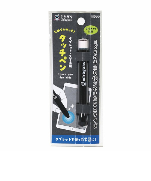 【お買い得】　クツワ　ミラガク　タッチペン　MT005BK　ブラック