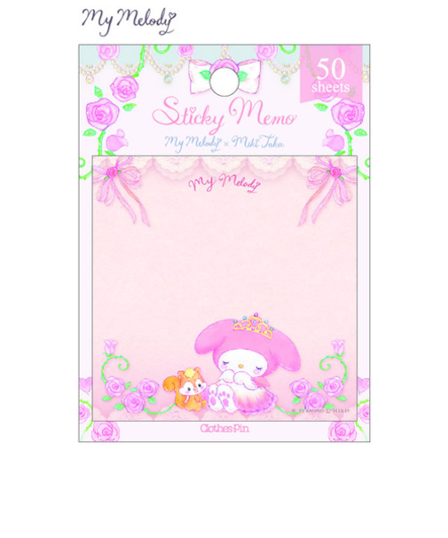 サンリオキャラクターズ×たけいみき　付箋　メルヘンプリンセス　FS15642