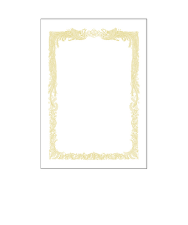 タカ印　OA賞状用紙　A4　10－1061　横書　白