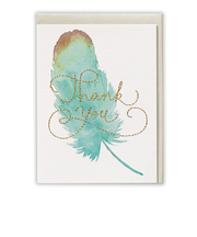 ホールマーク（Hallmark）　グリーティングカード　サンキュー　グッド・フォーチュン　816438　フェザー2