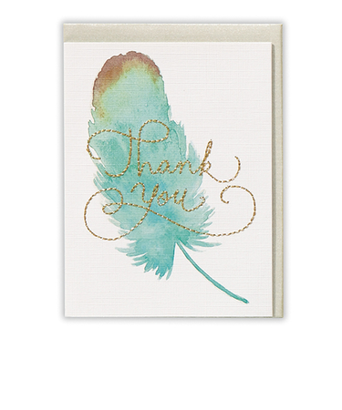 ホールマーク（Hallmark）　グリーティングカード　サンキュー　グッド・フォーチュン　816438　フェザー2