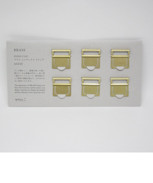 トラベラーズカンパニー　ブラス　インデックスクリップ　43210