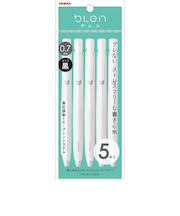 ゼブラ（ZEBRA）　ブレン　0.7mm　P－BA88－W5　白　5本入