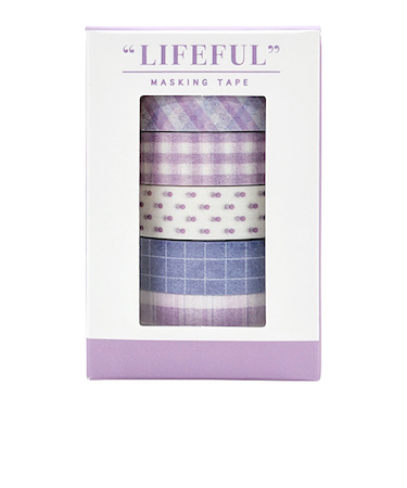マインドウェイブ　ライフフル　マスキングテープ　ボックスセット　95177　purple　life