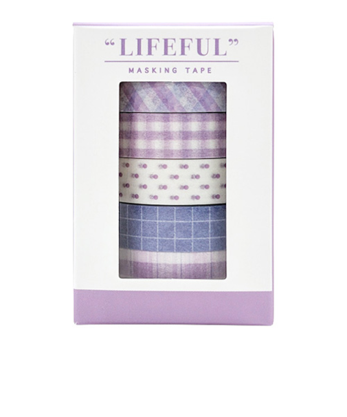 マインドウェイブ　ライフフル　マスキングテープ　ボックスセット　95177　purple　life