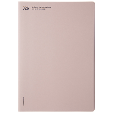 【2025年9月始まり】　ラコニック（LACONIC）　仕事計画　e-Friendly　A5　マンスリーブロック　LAMS85-180　ベージュ　月曜始まり