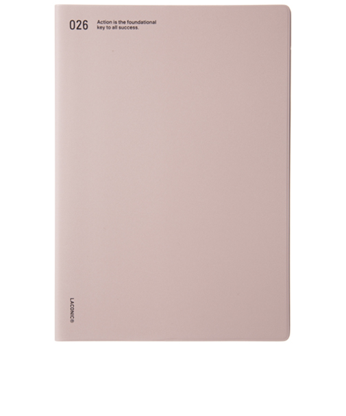 【2025年9月始まり】　ラコニック（LACONIC）　仕事計画　e-Friendly　A5　マンスリーブロック　LAMS85-180　ベージュ　月曜始まり