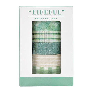マインドウェイブ　ライフフル　マスキングテープ　ボックスセット　95175　green　life