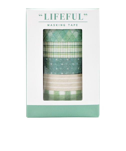 マインドウェイブ　ライフフル　マスキングテープ　ボックスセット　95175　green　life