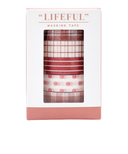 マインドウェイブ　ライフフル　マスキングテープ　ボックスセット　95173　red　life