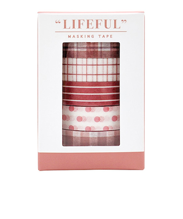 マインドウェイブ　ライフフル　マスキングテープ　ボックスセット　95173　red　life