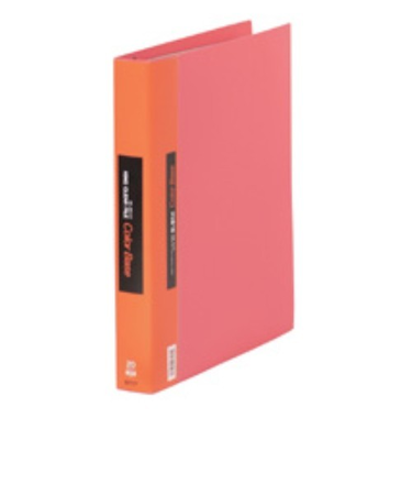 キングジム（KING　JIM）　クリアーファイルカラーベース差し替え式　A4S　139W　赤