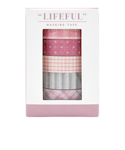 マインドウェイブ　ライフフル　マスキングテープ　ボックスセット　95172　pink　life
