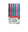 ぺんてる（Pentel）　筆タッチサインペン　6色セットA　SES15C-6STA