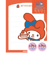 古川紙工　ダイカットミニレターセット　サンリオキャラクターズフルーツマーケット　SS26　マイメロディ