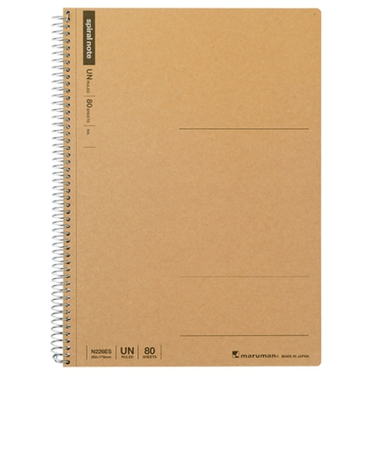 マルマン（maruman）　スパイラルノート　ベーシック　無地　B5　N226ES　80枚
