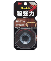 3M　スコッチ　超強力両面テープ　木材・ベニア用　KMZ‐12R　12mm×1.5m