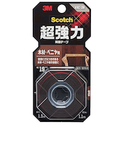 3M　スコッチ　超強力両面テープ　木材・ベニア用　KMZ‐19R　19mm×1.5m