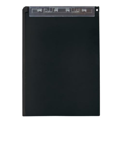 リヒト　クリップボードスタンド付　A5167‐24　黒
