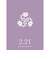 草紙堂　花結びメッセージカード　2月21日