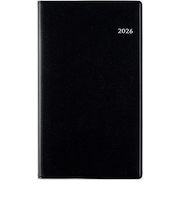 【2026年1月始まり】　高橋書店　ニューダイアリーミニ4　手帳判　ウィークリー見開き2週間　130　黒　月曜始まり