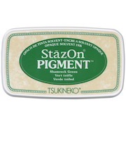 ツキネコ　ステイズオンピグメント　19916－051　シャムロックグリーン