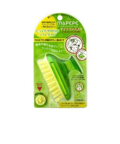 マペペ（mapepe）　マイナスイオン　ソフトクレンジングブラシ