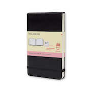 モレスキン（MOLESKINE）　アート　水彩画用ノートブック　ハードカバー　ポケットサイズ　406616　ブラック