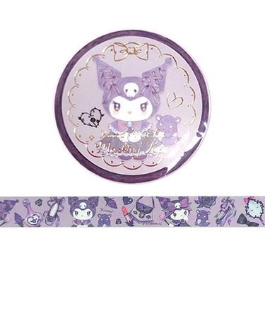 クローズ・ピン　サンリオキャラクターズ×たけいみき　マスキングテープ　MT-15630　ダークフェミニン