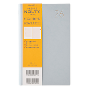 【2025年12月始まり】　ノルティ（NOLTY）　ユー（U）　B6スリム　ウィークリーレフト　6521　ライトブルー　月曜始まり